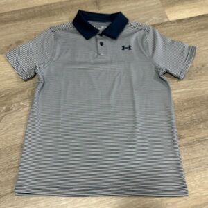 🆕 Under Armour Boys Heatgear Polo Youth M